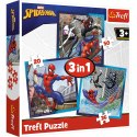 Puzzle Trefl Spiderman Pajęczy przyjaciele 4w1 el. (34874)