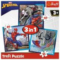 Puzzle Trefl Spiderman Pajęczy przyjaciele 4w1 el. (34874)