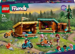 Klocki konstrukcyjne Lego Friends Przytulne domki na letnim obozie (42624)