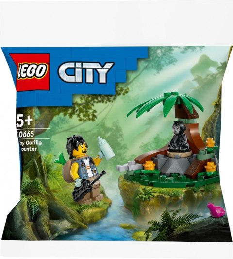 Klocki konstrukcyjne Lego City Spotkanie z małym gorylem (30665)