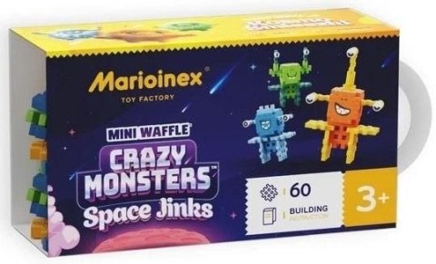 Klocki konstrukcyjne Marioinex Mini Waffle Budowniczy średni blister