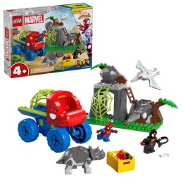 Klocki konstrukcyjne Lego Spidey Misja ratunkowa zespołu Spidey'ego w dinoterenówce (11199)