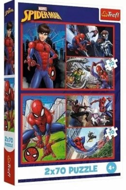 Puzzle Trefl Spiderman Pajęcze historie 140 el. (34443)