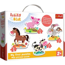 Puzzle Trefl puzzle baby classic Bobaskowe zwierzątka (36127)