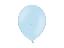 Balon gumowy Partydeco pastelowy 100 szt niebieski jasny 12cal