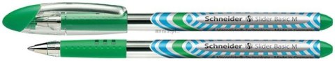 Długopis żelowy Schneider Slider Basic zielony 1,0mm (SR151104)