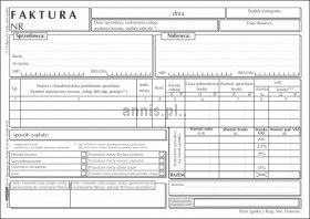 Druk samokopiujący Stolgraf faktura VAT A5 brutto uniwersalna A5 100k. (F12)