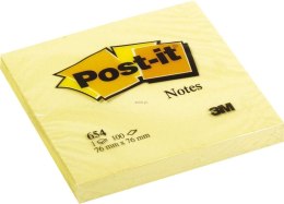 Notes samoprzylepny Post-It żółty 100k [mm:] 76x76