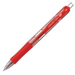 Długopis żelowy Uni czerwony 0,3mm (UMN-152)