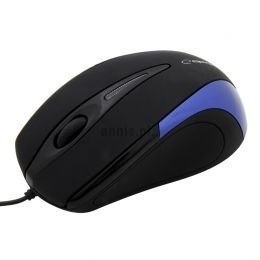 Mysz Esperanza em104b - czarno-niebieski