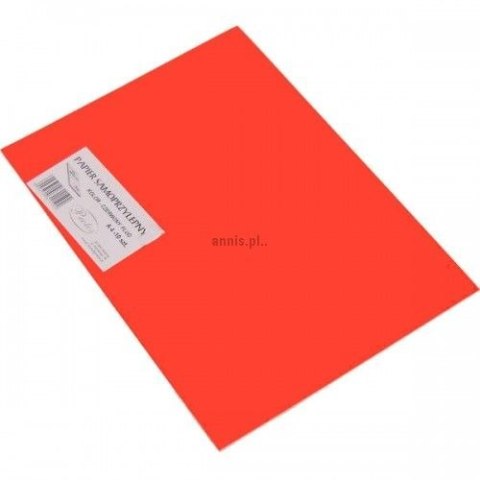 Etykieta samoprzylepna fluo A4 czerwony [mm:] 210x297 Protos