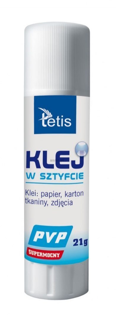 Klej w sztyfcie Tetis PVP 21g (BG112-G)