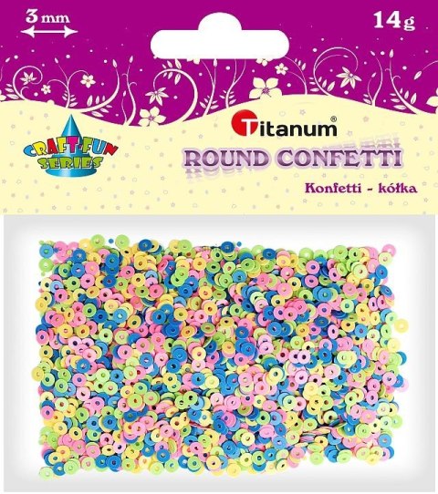 Konfetti Craft-Fun Series kółka Titanum (KK011)