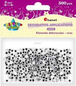 Oczka Titanum Craft-Fun Series 5mm 300 szt (O001)