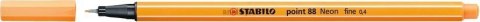 Cienkopis Stabilo POINT, pomarańczowy neonowy 0,4mm 1kol. (88/054)