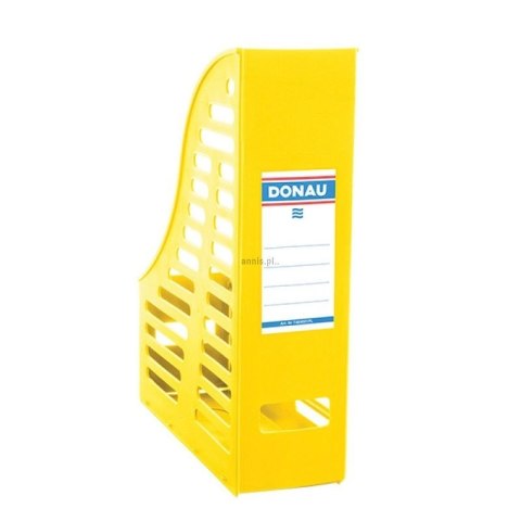 Pojemnik na dokumenty pionowy A4 żółty polipropylen PP Donau (7464001PL-11)