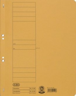 Skoroszyt Elba oczkowy A4 - żółty 250g (100551871)