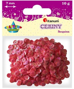Cekiny Titanum Craft-Fun Series Okrągłe perłowe jasnoróżowe