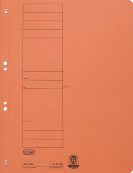 Skoroszyt Elba oczkowy A4 - pomarańczowy 250g (100551874)