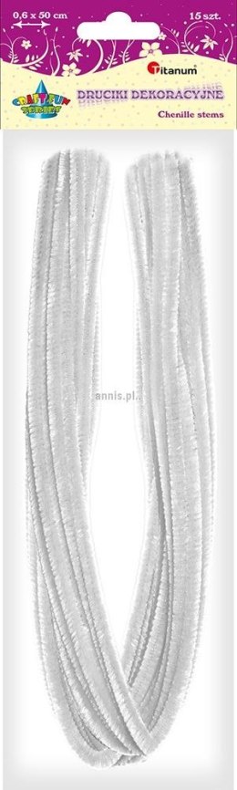 Drucik Titanum Craft-Fun Series kreatywny kolor: biały 500mm 15 szt (311342)