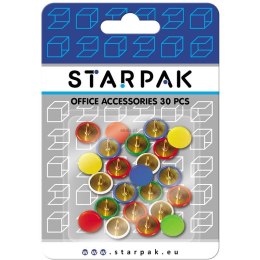 Pinezki Starpak Office kolor: mix 30 szt (149874)