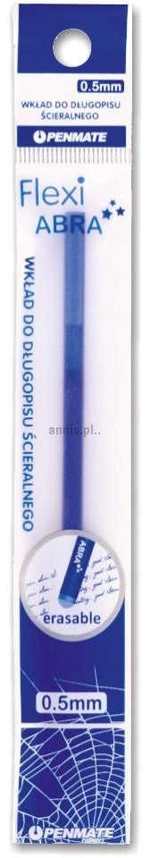 Wkład do długopisu Penmate Flexi Abra, niebieski 0,5mm (TT7279)