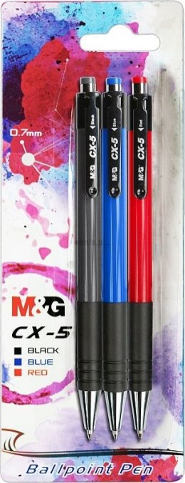 Długopis M&G CX-5 mix 0,7mm (ABP88475)