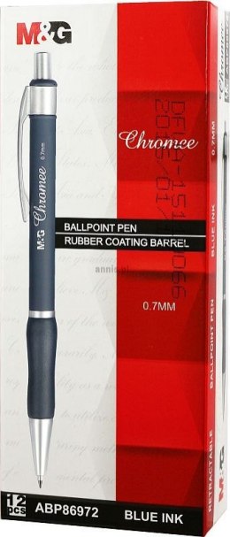 Długopis M&G Chromee niebieski 0,7mm (ABP86972)