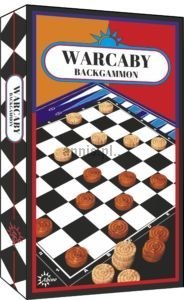 Gra planszowa Abino warcaby - backgammon WARCABY BACKGAMMON