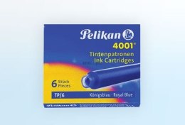 Naboje krótkie Pelikan TP/6 niebieskie niebieski (301176)