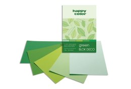 Zeszyt papierów kolorowych Happy Color Deco Green A4 170g 20k [mm:] 210x297 (HA 3717 2030-052)