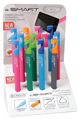 Długopis wielkopojemny Cresco e-Smart niebieski 1,0mm (250024)