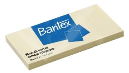 Notes samoprzylepny Bantex żółty 100k [mm:] 50x40 (400086386)