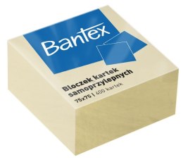 Notes samoprzylepny Bantex żółty 400k [mm:] 75x75 (400086401)