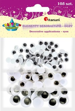 Oczka Titanum Craft-Fun Series 5/8/15mm 105 szt (MTHYJ-3P1)