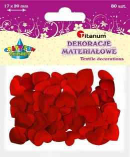 Ozdoba materiałowa Titanum Craft-Fun Series serca (BY002R)