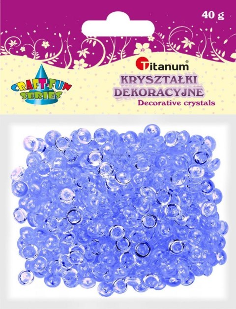 Koraliki kreatywne Craft-Fun Series plastikowe liliowe Titanum (40g)