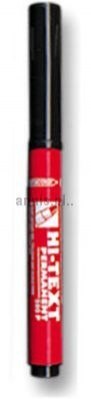 Marker permanentny Fibracolor, czerwony 6,0mm okrągła końcówka