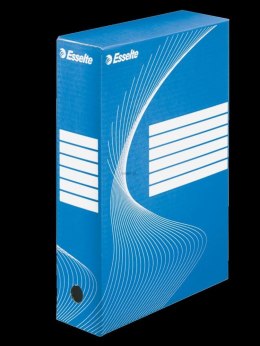 Pudło archiwizacyjne Esselte Boxy 80 A4 - niebieski [mm:] 245x80x 345 (128411)