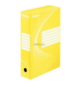 Pudło archiwizacyjne Esselte Standard A4 - żółty [mm:] 245x80x 345 (128413)