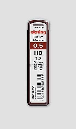 Wkład do ołówka (grafit) Rotring HB 0,5mm (S0312650)