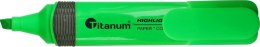 Zakreślacz CLC1190 Titanum ściętka końcówka 1-5 mm zielony