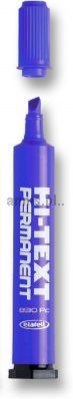 Marker permanentny Fibracolor HI-TEXT, niebieski 4,5mm ścięta końcówka