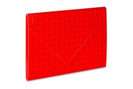 Teczka kartonowa na rzep 2 A4 czerwony VauPe (316/01)