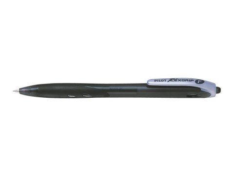 Długopis olejowy Pilot Rexgrip czarny 0,21mm (BPRG-10R-F-B)