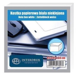 Kostka papierowa Interdruk - biały [mm:] 85x85x 35 (KOSPAPNK)