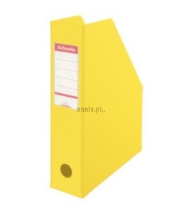 Pojemnik na dokumenty pionowy Esselte Vivida A4 - żółty [mm:] 72x318x 242 (56001)