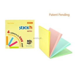 Notes samoprzylepny Stick'n Magic Pads pastel mix 100k [mm:] 76x76 (21574)