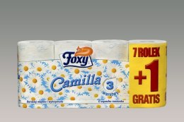 Papier toaletowy Foxy Camilla kolor: biały 8 szt