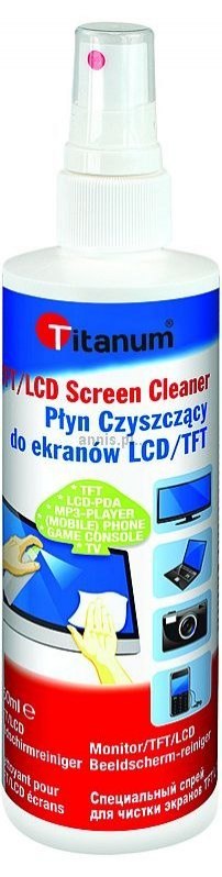 Płyn do ekranu Titanum płyn do czyszczenia ekranów LCD/TFT 250ml